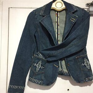 VINTAGE LEVEL 99 DENIM BLAZER JACKETS SIZE M